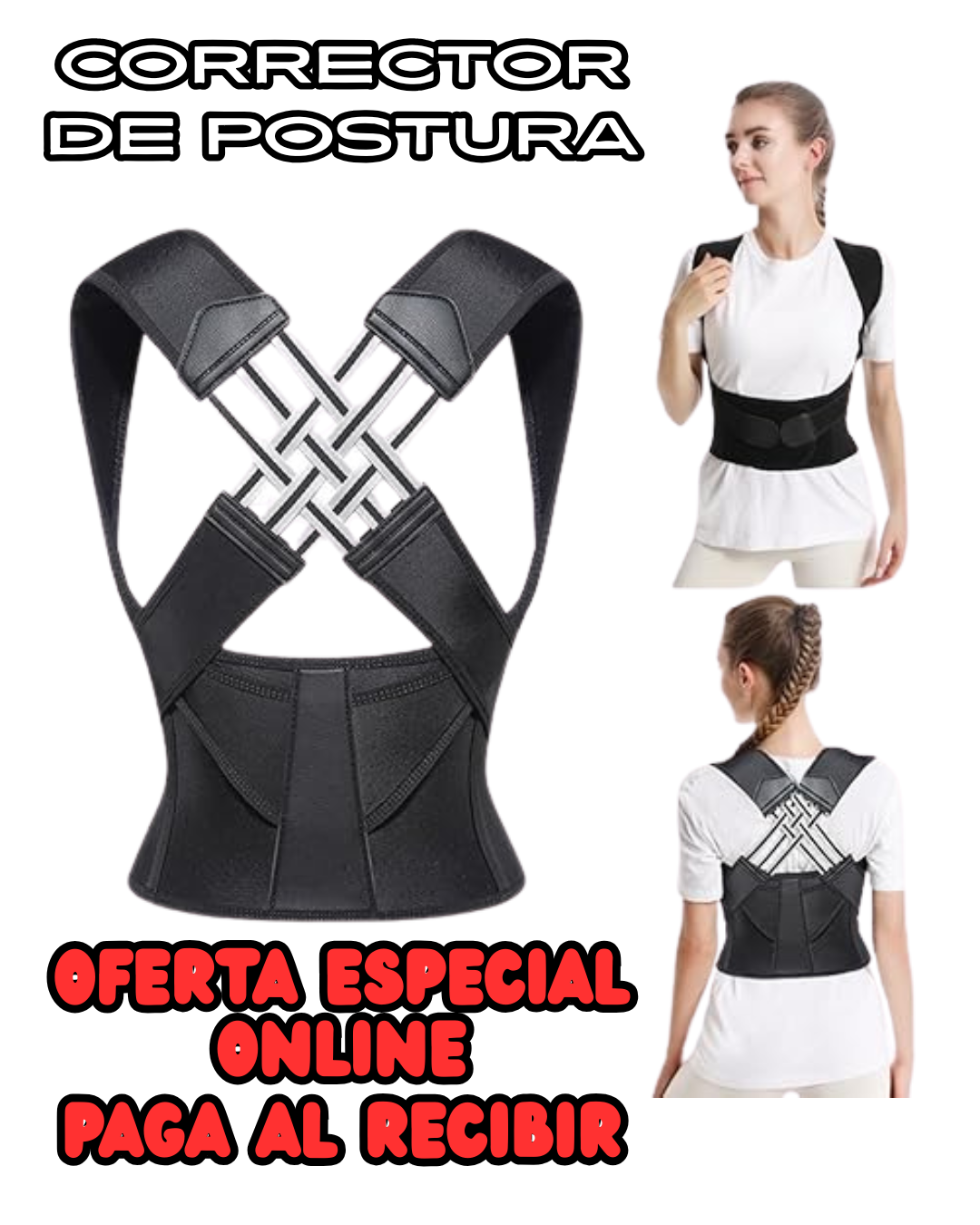 ¡¡PRECIO ESPECIAL!! Corrector de postura Americano - AlineaPlus